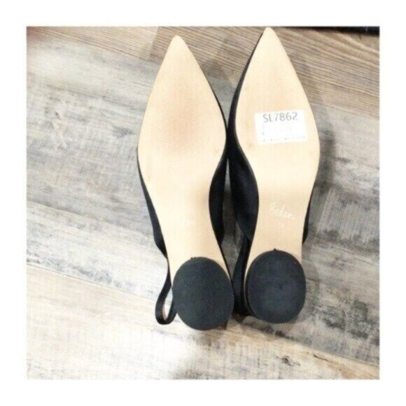 Boden Embellished Satin Slingbacks - Size 39 - Picture 5 of 10